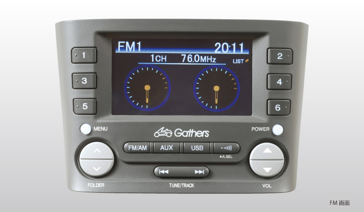 Picture of the 20th anniversary head unit.